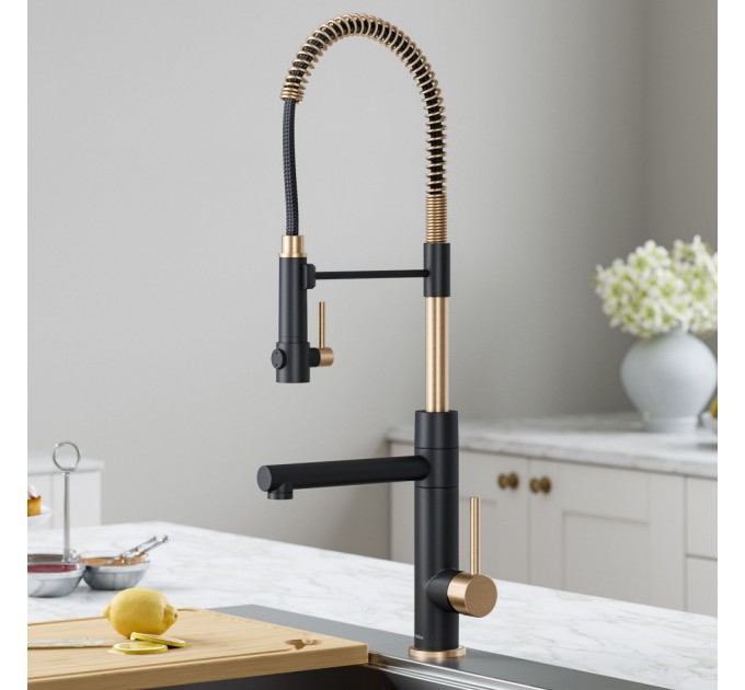 Смеситель кухонный Kraus Artec Pro KPF-1603SFACBMB