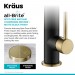 Смеситель кухонный Kraus Artec Pro KPF-1603SFACBMB