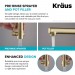 Смеситель кухонный Kraus Artec Pro KPF-1603SFACBMB