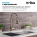 Смеситель кухонный Kraus Bolden KPF-1610BG