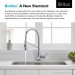 Смеситель кухонный Kraus Bolden KPF-1610CH