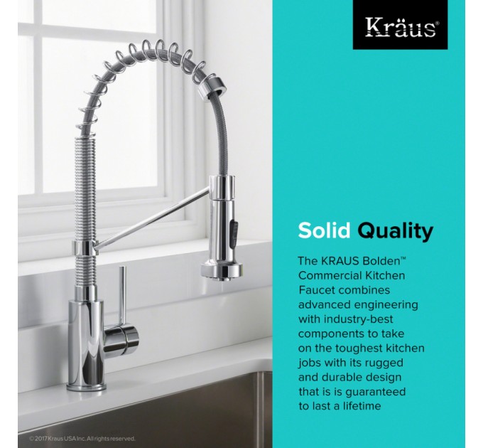 Смеситель кухонный Kraus Bolden KPF-1610CH