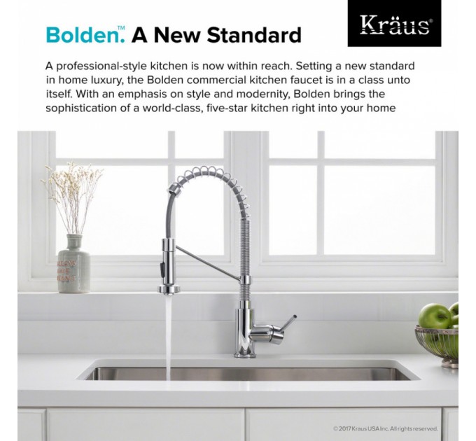 Смеситель кухонный Kraus Bolden KPF-1610MB