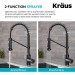 Смеситель кухонный Kraus Bolden KPF-1610MBSB