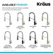 Смеситель кухонный Kraus Bolden KPF-1610SFACB