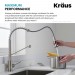 Смеситель кухонный Kraus Bolden KPF-1610SFACB