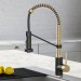Змішувач кухонний Kraus Bolden KPF-1610SFACBMB