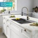 Змішувач кухонний Kraus Bolden KPF-1610SFACBMB