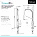 Смеситель кухонный Kraus Bolden KPF-1610SFS