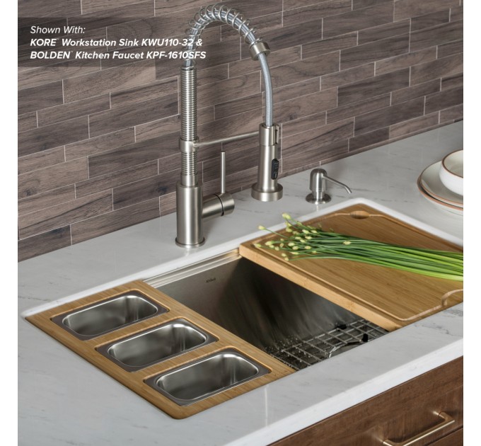 Смеситель кухонный Kraus Bolden KPF-1610SFS