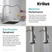 Смеситель кухонный Kraus Bolden KPF-1610SFS