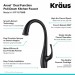 Смеситель кухонный Kraus Ansel KPF-1675MB