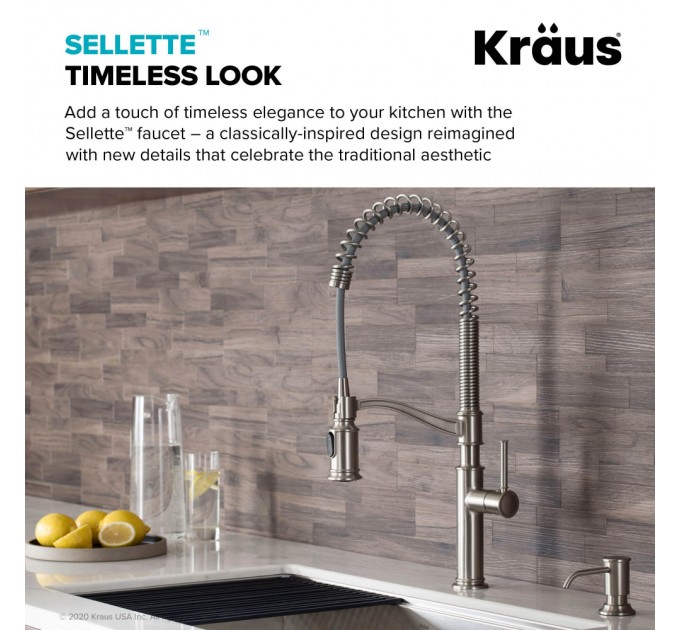 Смеситель кухонный Kraus Sellette KPF-1683SFS