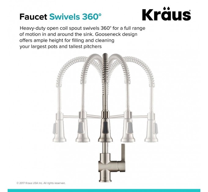 Смеситель кухонный Kraus Britt KPF-1690SFS