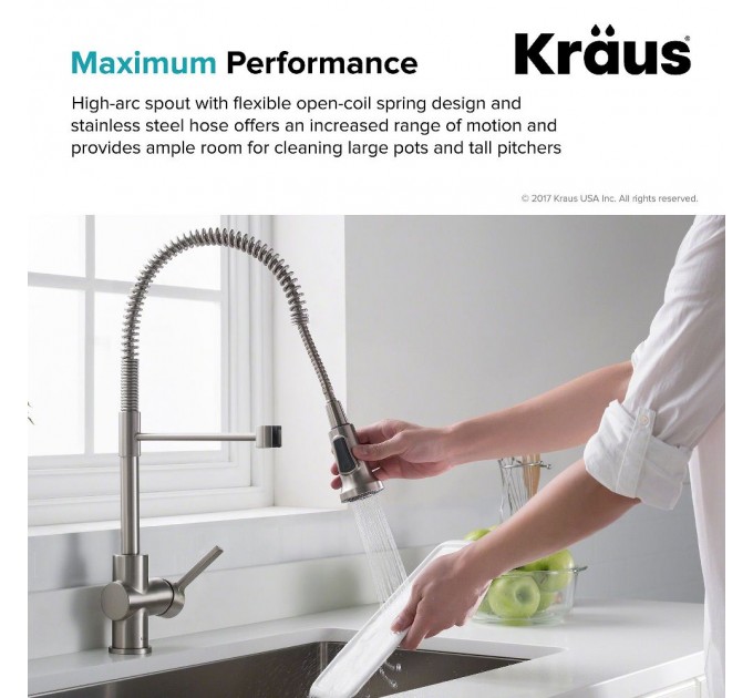 Смеситель кухонный Kraus Britt KPF-1690SFS