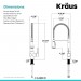 Смеситель кухонный Kraus Britt KPF-1690SFS