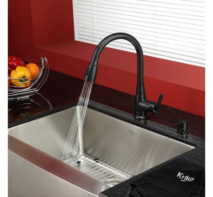 Смеситель кухонный Kraus Premier Kitchen KPF-2230ORB