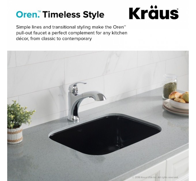 Смеситель кухонный Kraus Oren KPF-2252SFS