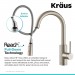 Смеситель кухонный Kraus Oletto KPF-2620SFS