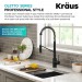Смеситель кухонный Kraus Oletto KPF-2631MB