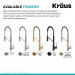 Смеситель кухонный Kraus Oletto KPF-2631SFACB