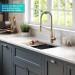 Смеситель кухонный Kraus Oletto KPF-2631SFACB