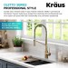 Смеситель кухонный Kraus Oletto KPF-2631SFACB