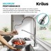 Смеситель кухонный Kraus Oletto KPF-2631SFACB