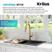 Смеситель кухонный Kraus Oletto KPF-2820BB