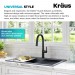 Смеситель кухонный Kraus Oletto KPF-2820MB