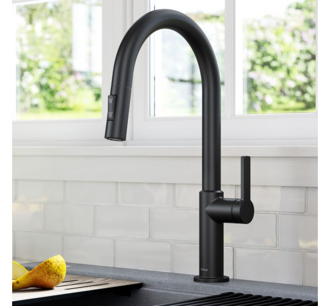Смеситель кухонный Kraus Oletto KPF-2820MB