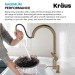 Смеситель кухонный Kraus Oletto KPF-2820MB
