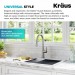 Смеситель кухонный Kraus Oletto KPF-2820SFS