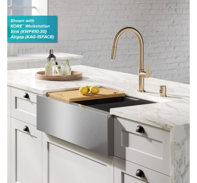 Смеситель кухонный Kraus Oletto KPF-2820SFACB