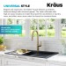 Смеситель кухонный Kraus Oletto KPF-2820SFACB