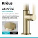 Смеситель кухонный Kraus Oletto KPF-2820SFACB