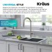 Смеситель кухонный Kraus Oletto KPF-2821SFS
