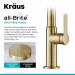Смеситель кухонный Kraus Oletto KPF-2821SFACB
