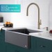 Смеситель кухонный Kraus Oletto KPF-2821SFACB