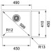 Кухонная мойка Franke Box BXX 210/110-45 (127.0369.250)