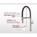Смеситель кухонный Fabiano FKM 68P SS Inox