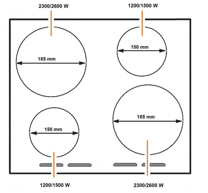 Індукційна варильна поверхня Fabiano FHI 3544 VTC Lux