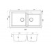 Кухонная мойка Fabiano Navio 86x50x2 Grey Metallic