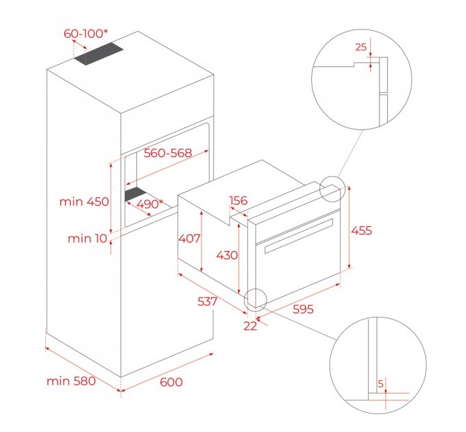 Електрична духова шафа + мікрохвилі Teka HLC 8440 C ST (111160006)