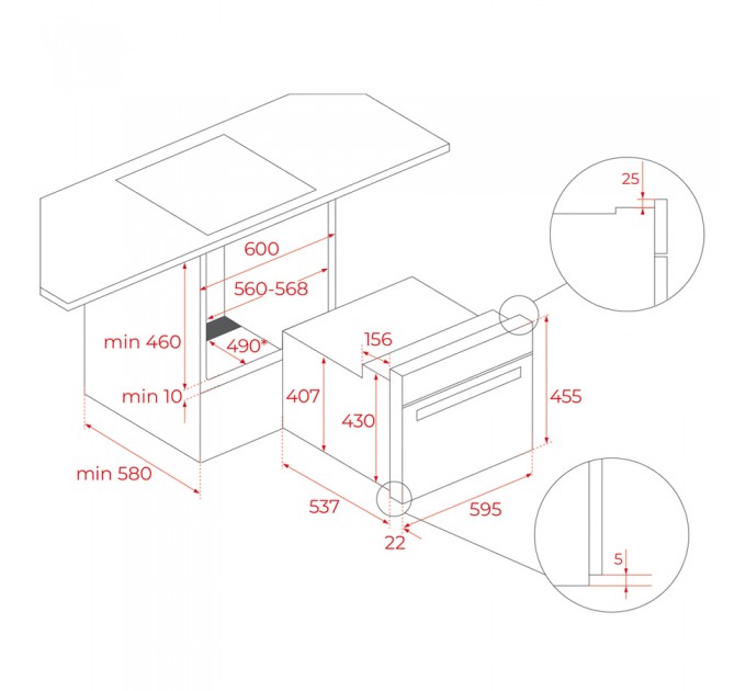 Електрична духова шафа + мікрохвилі Teka HLC 8440 C ST (111160006)