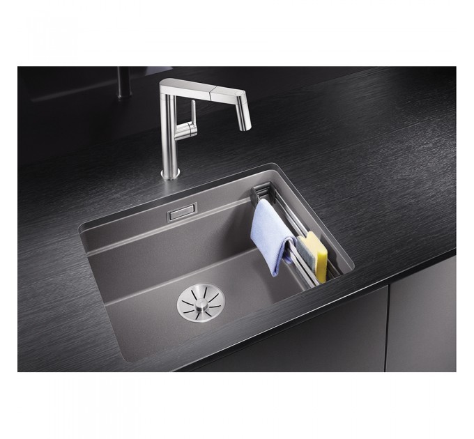 Кухонная мойка Blanco ETAGON 500-U SILGRANIT серый беж 522234