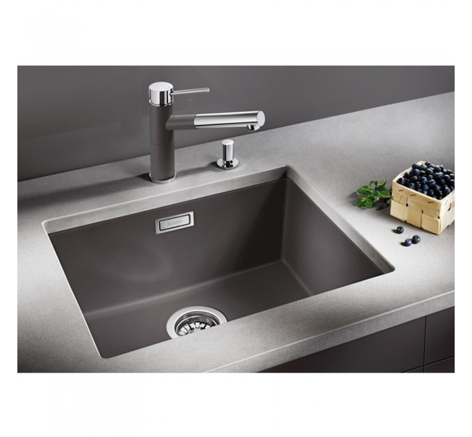 Кухонная мойка Blanco SUBLINE 500-U SILGRANIT антрацит 523432