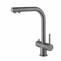 Смеситель кухонный Blue Water APALA Графит (Gun metal)