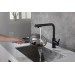 Смеситель кухонный Blue Water ROYAL Черный матовый