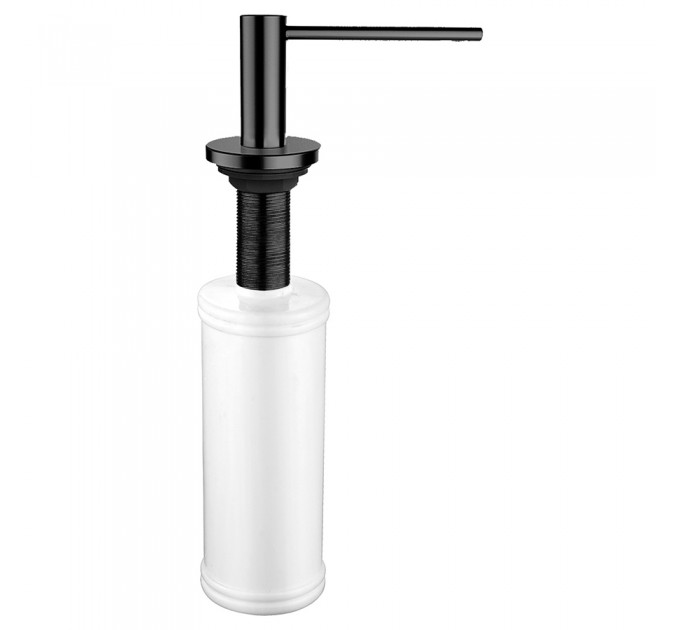 Дозатор Blue Water INOX Круглый Черная сталь